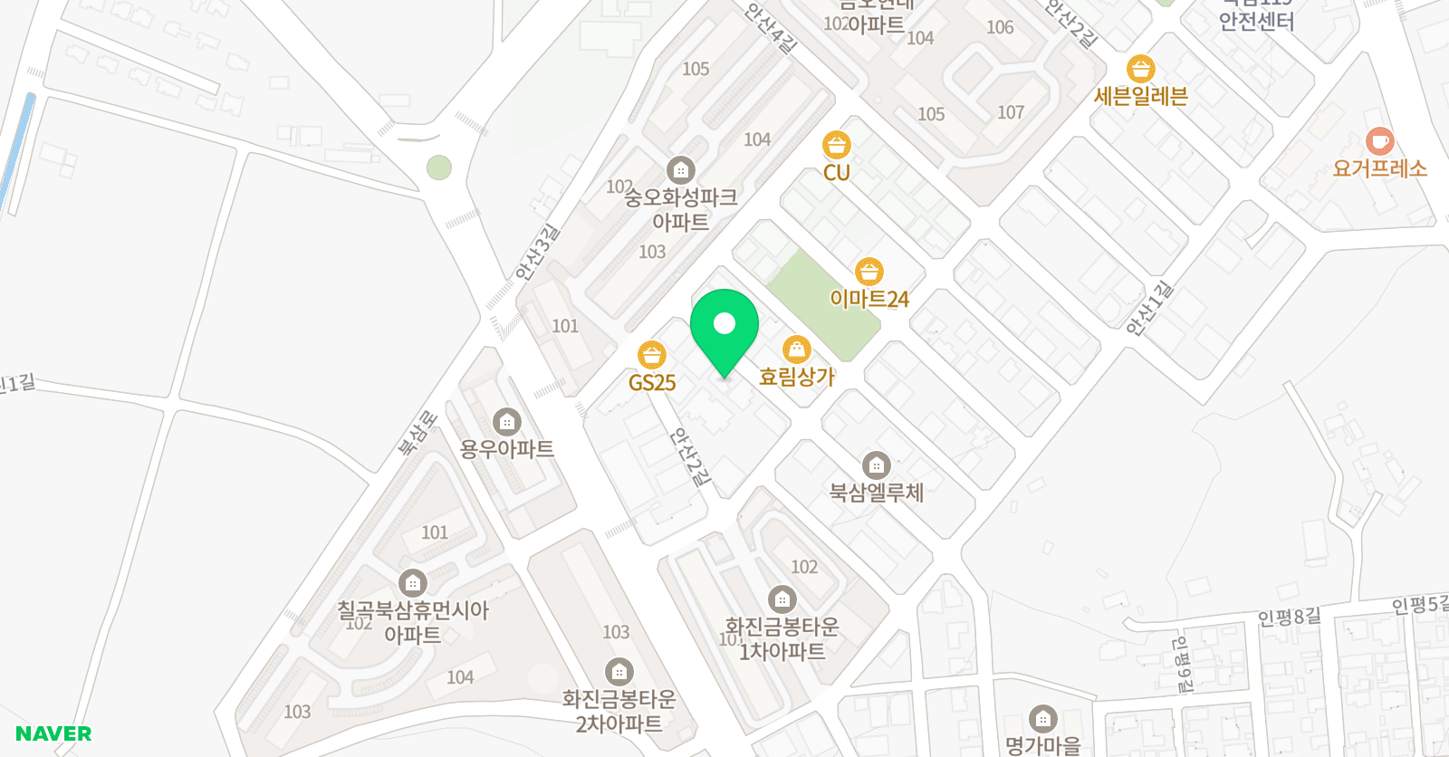더함 음악미술보습학원 위치