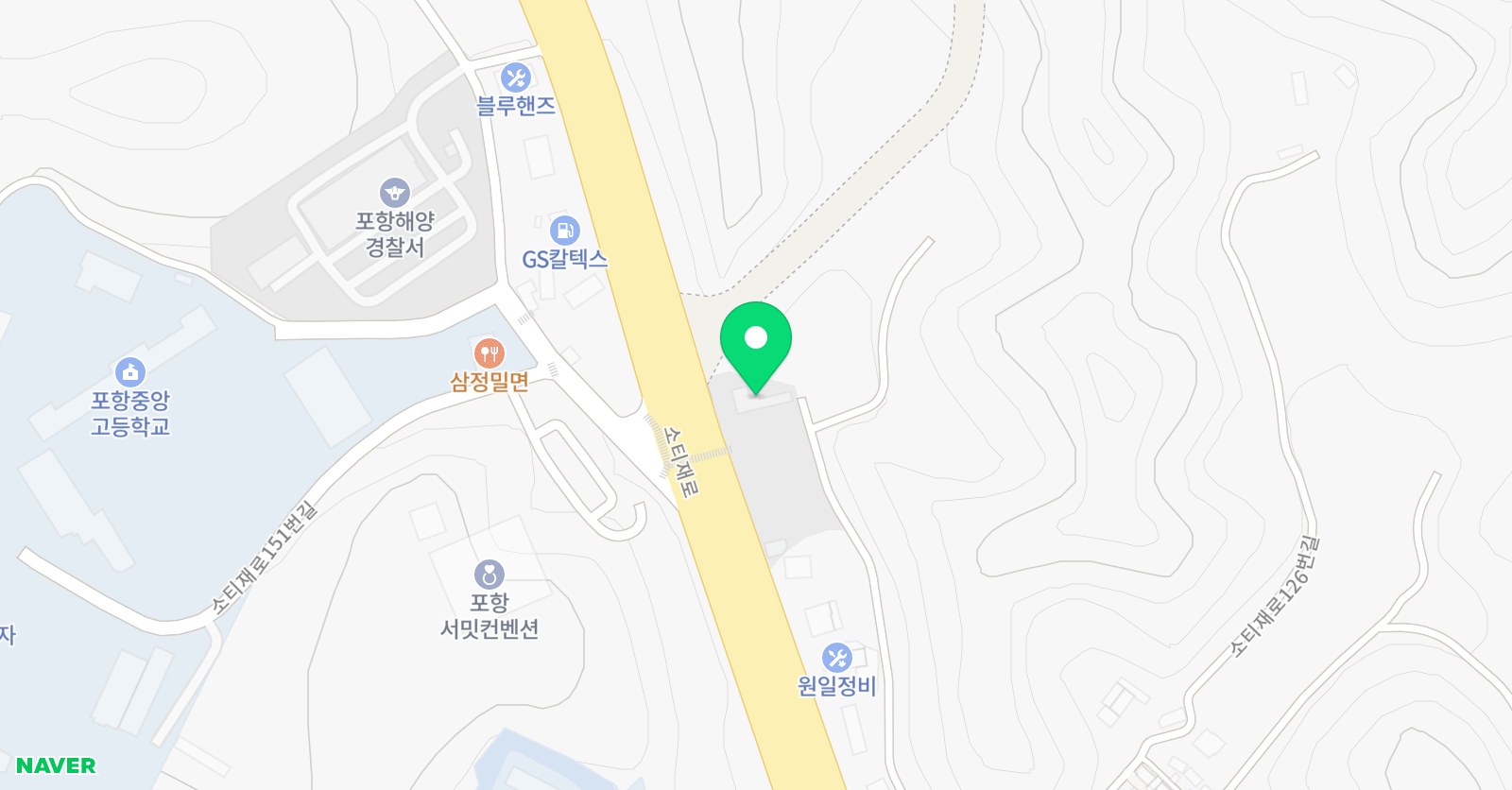 포항 SMFC 위치