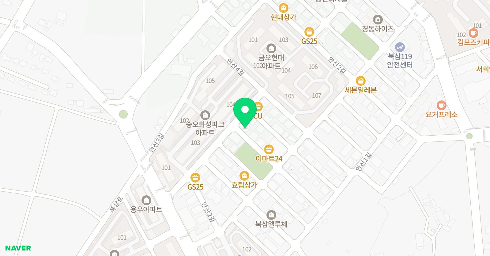 아토키즈 음악미술학원 위치