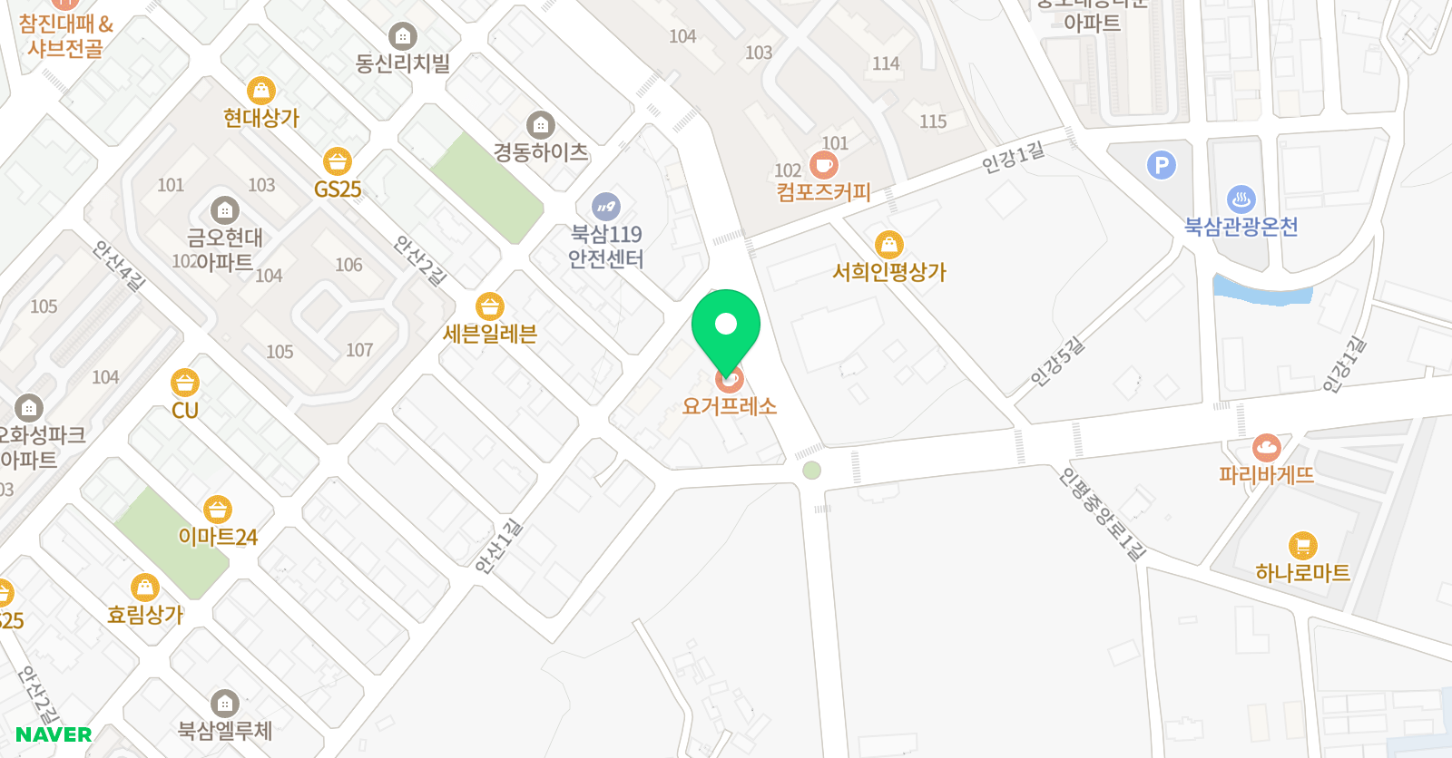 쁘리에 무용학원 위치