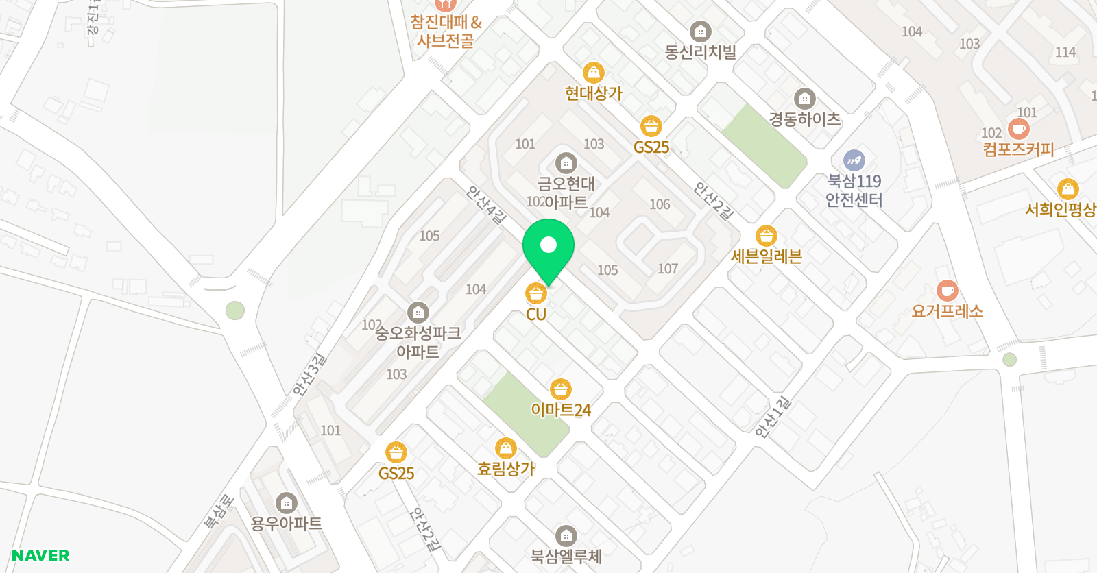 앙팡 스터디 위치