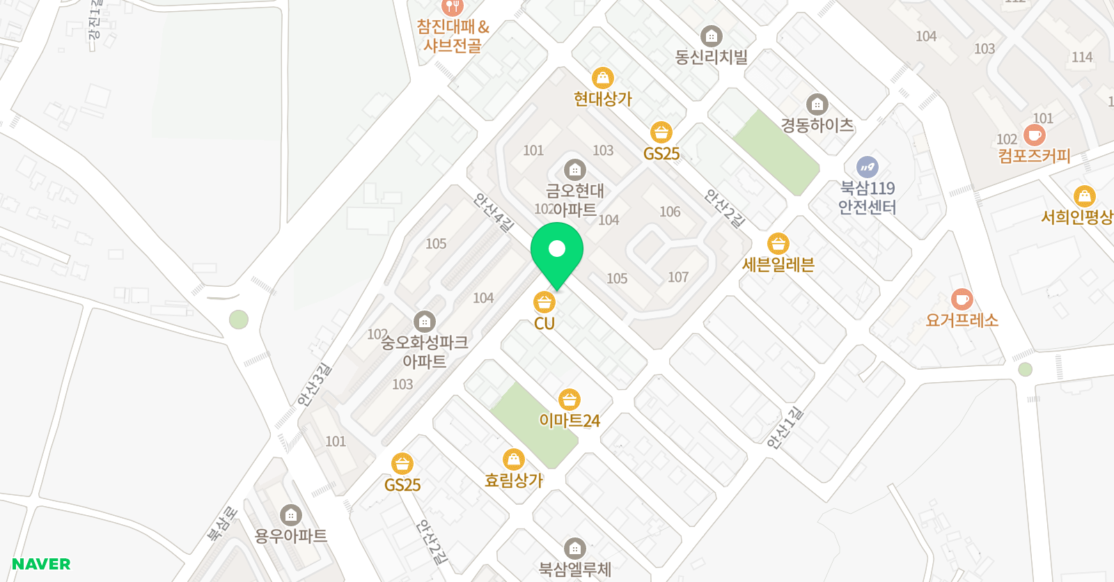 알파 학원 위치