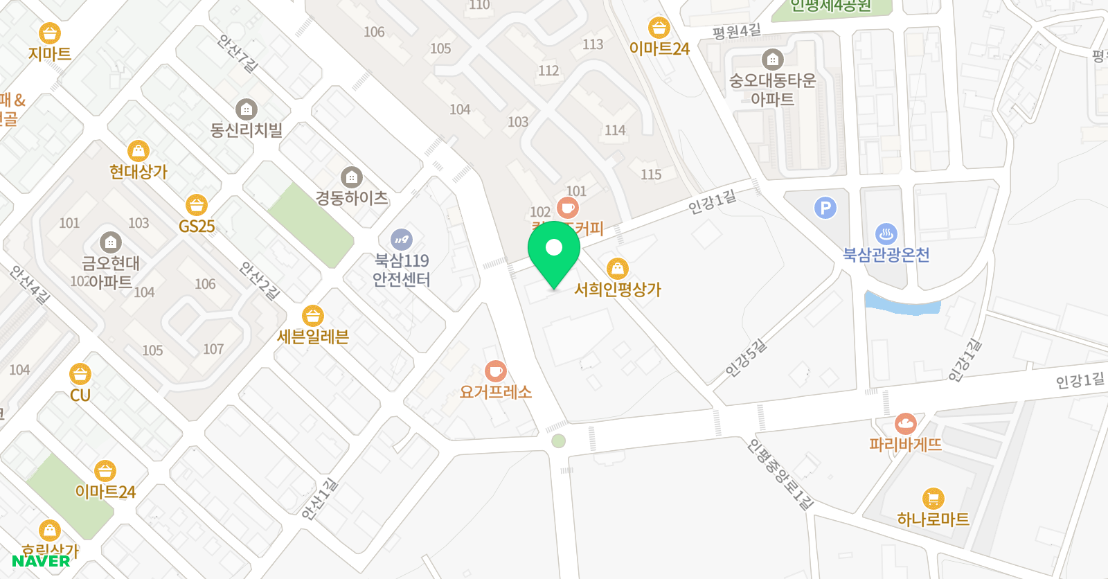 채움 수학학원 위치