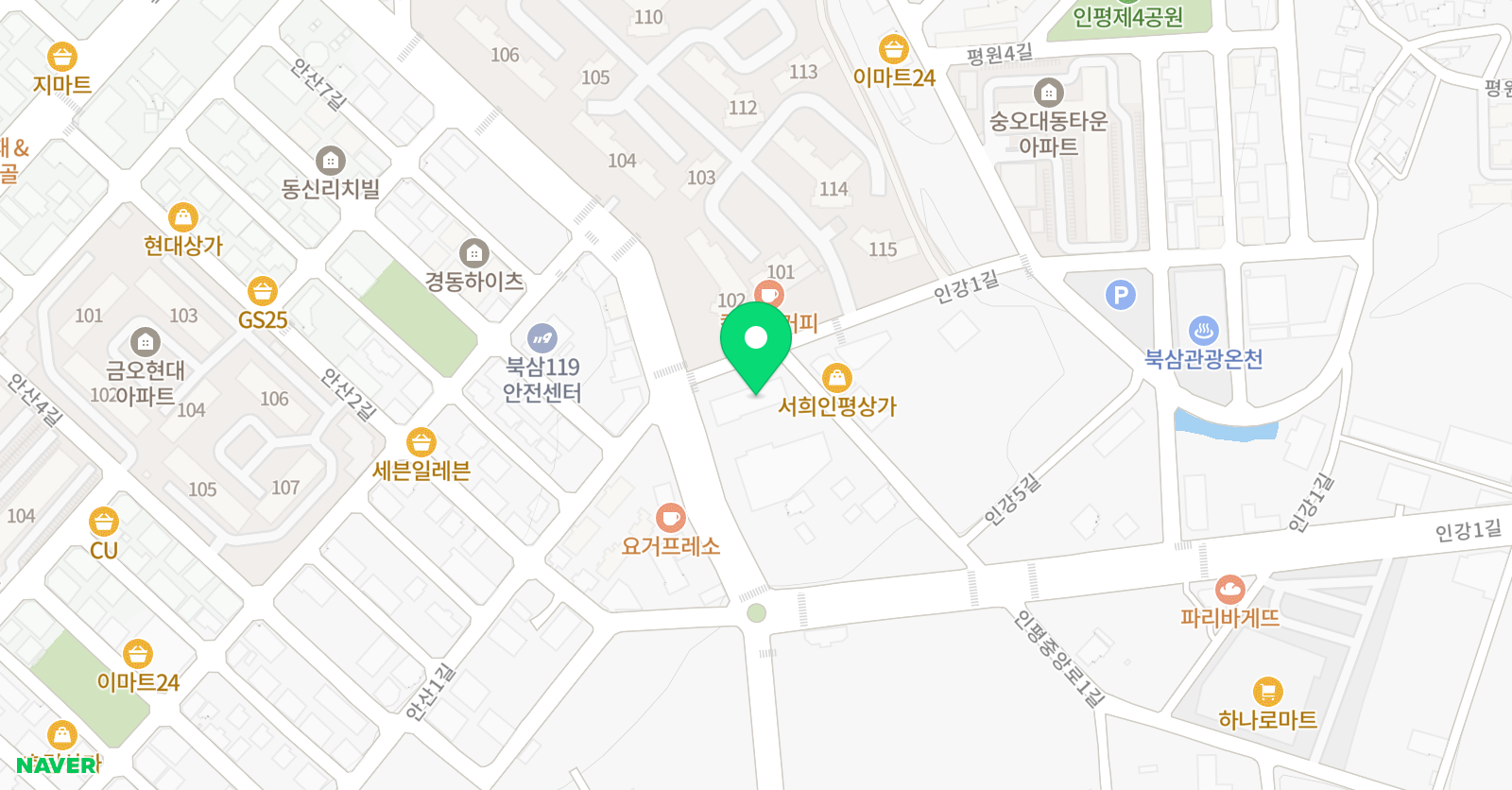 예솔피아노학원 위치