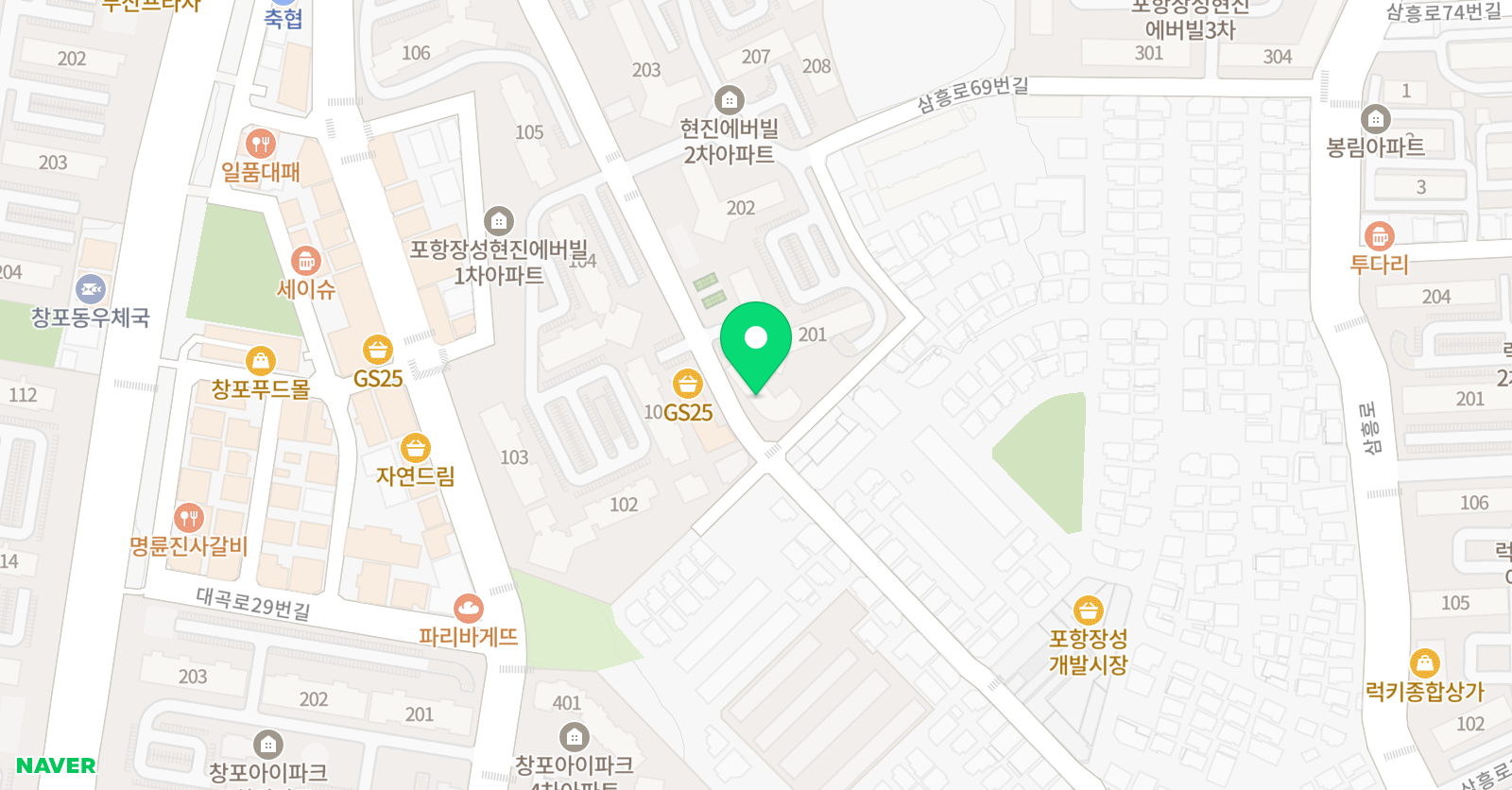 페다고지 수학학원 위치