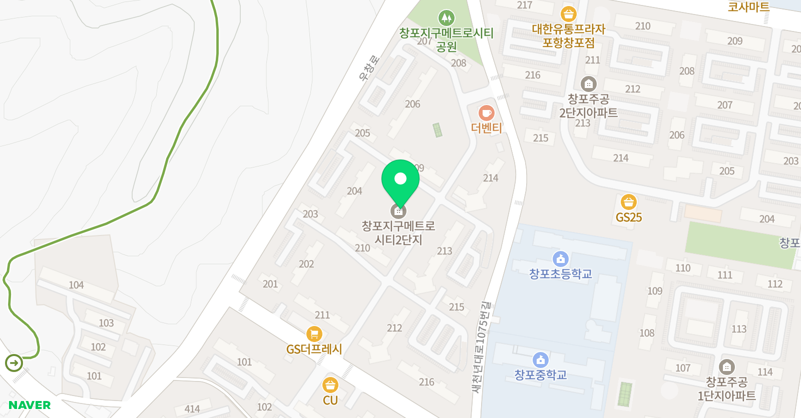 링키 영어 창포메트로시티점 위치