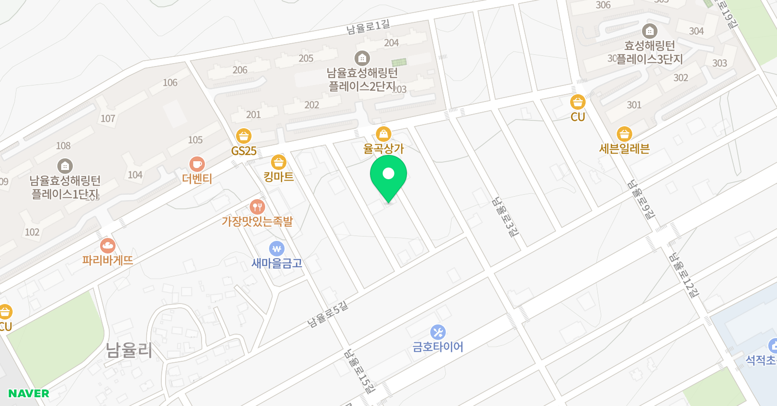 그림숲 미술학원 위치