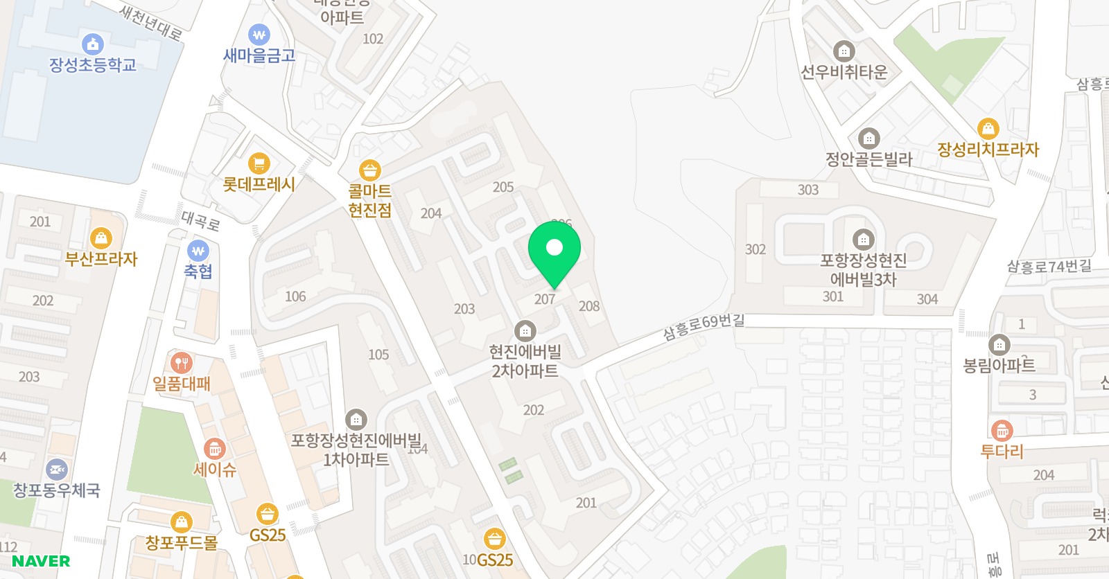 셀파우등생교실 현진에버빌교실 위치