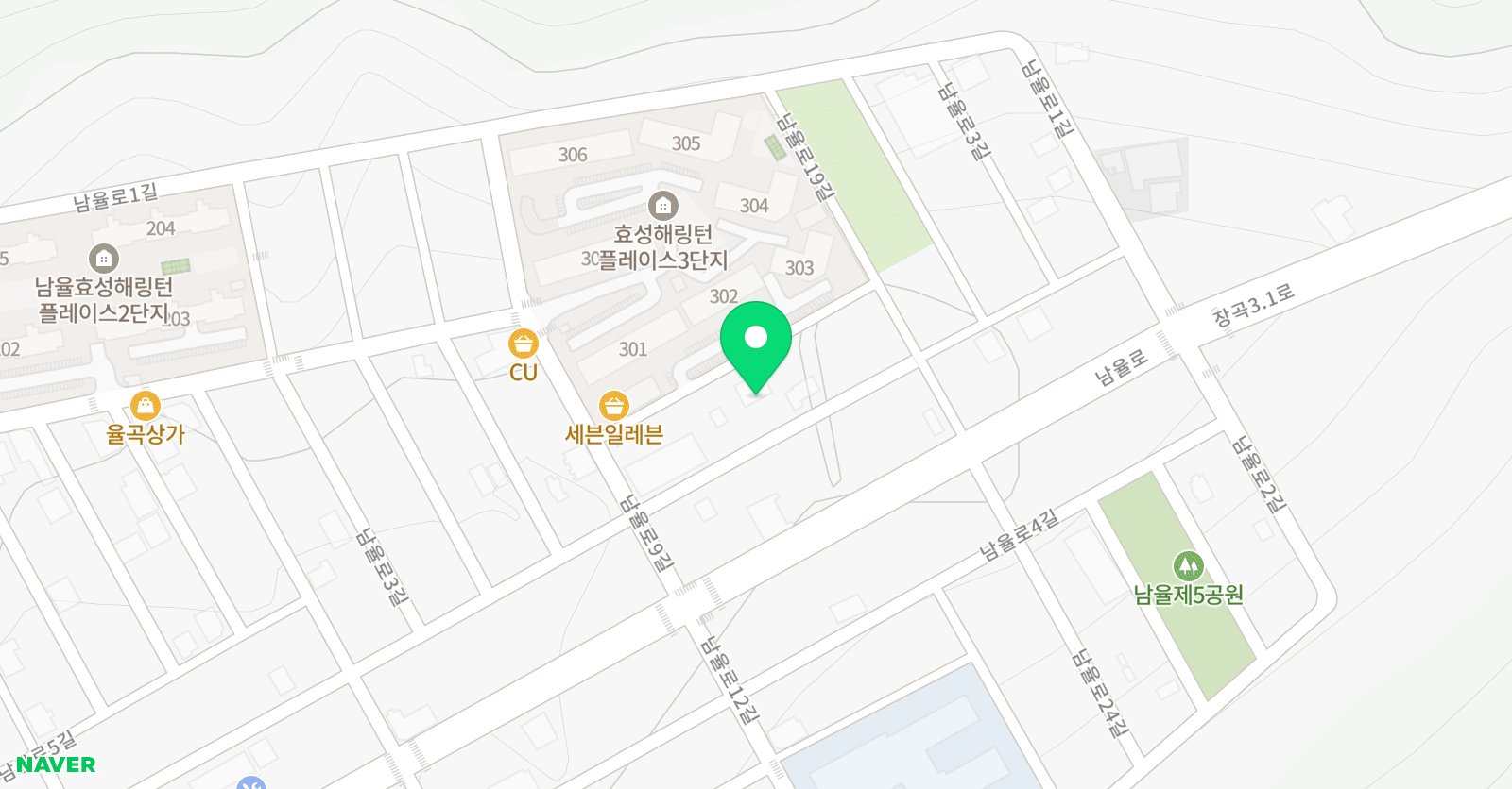 윤선생IGSE아카데미 칠곡남율학원 위치