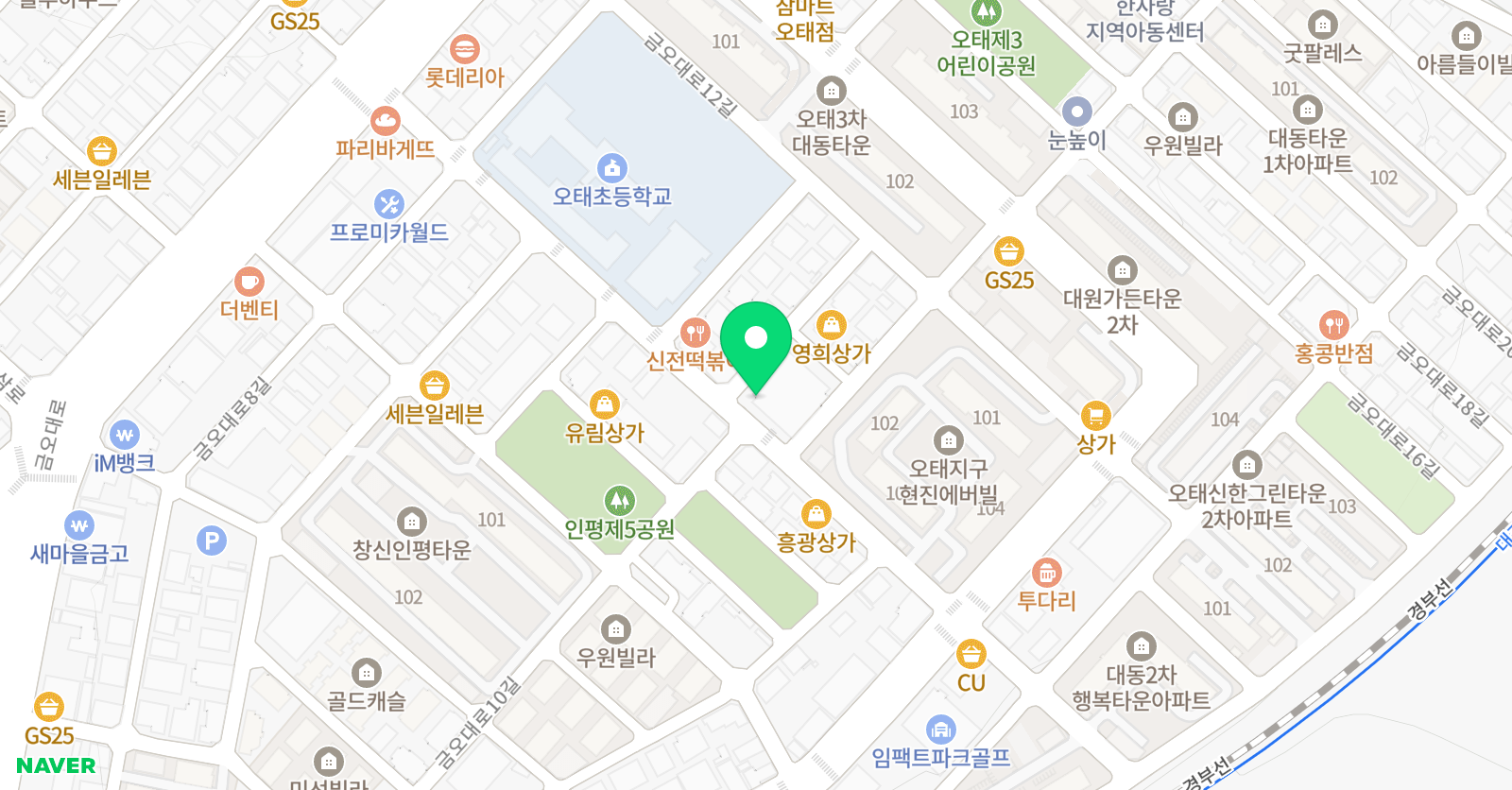 삼성 영어셀레나 이샘 학원 위치