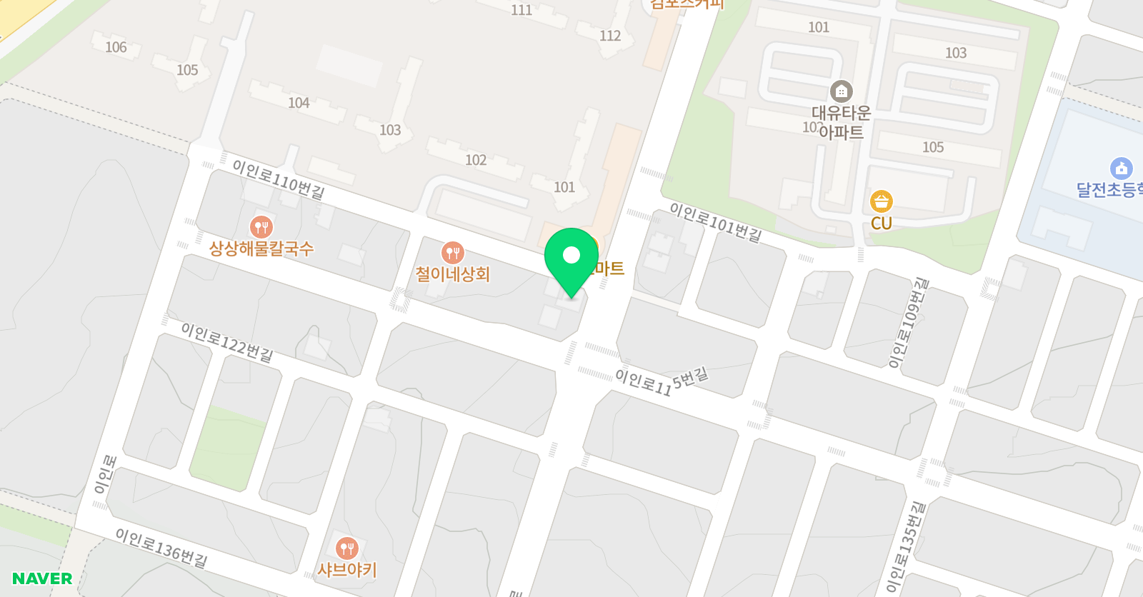 센텀 수학과학학원 위치