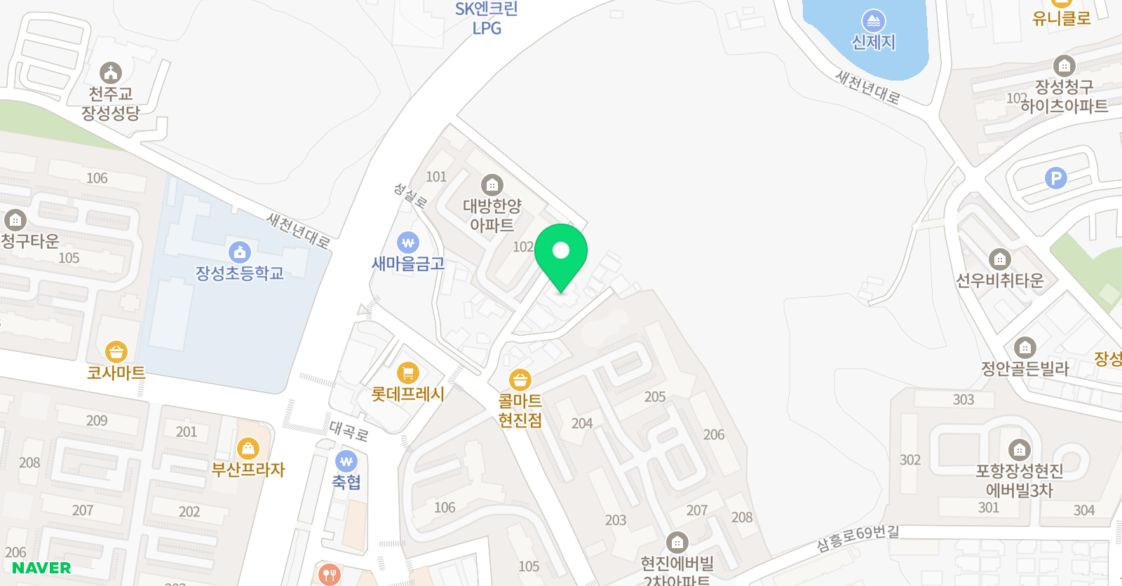 버터 영어 창포캠퍼스 위치
