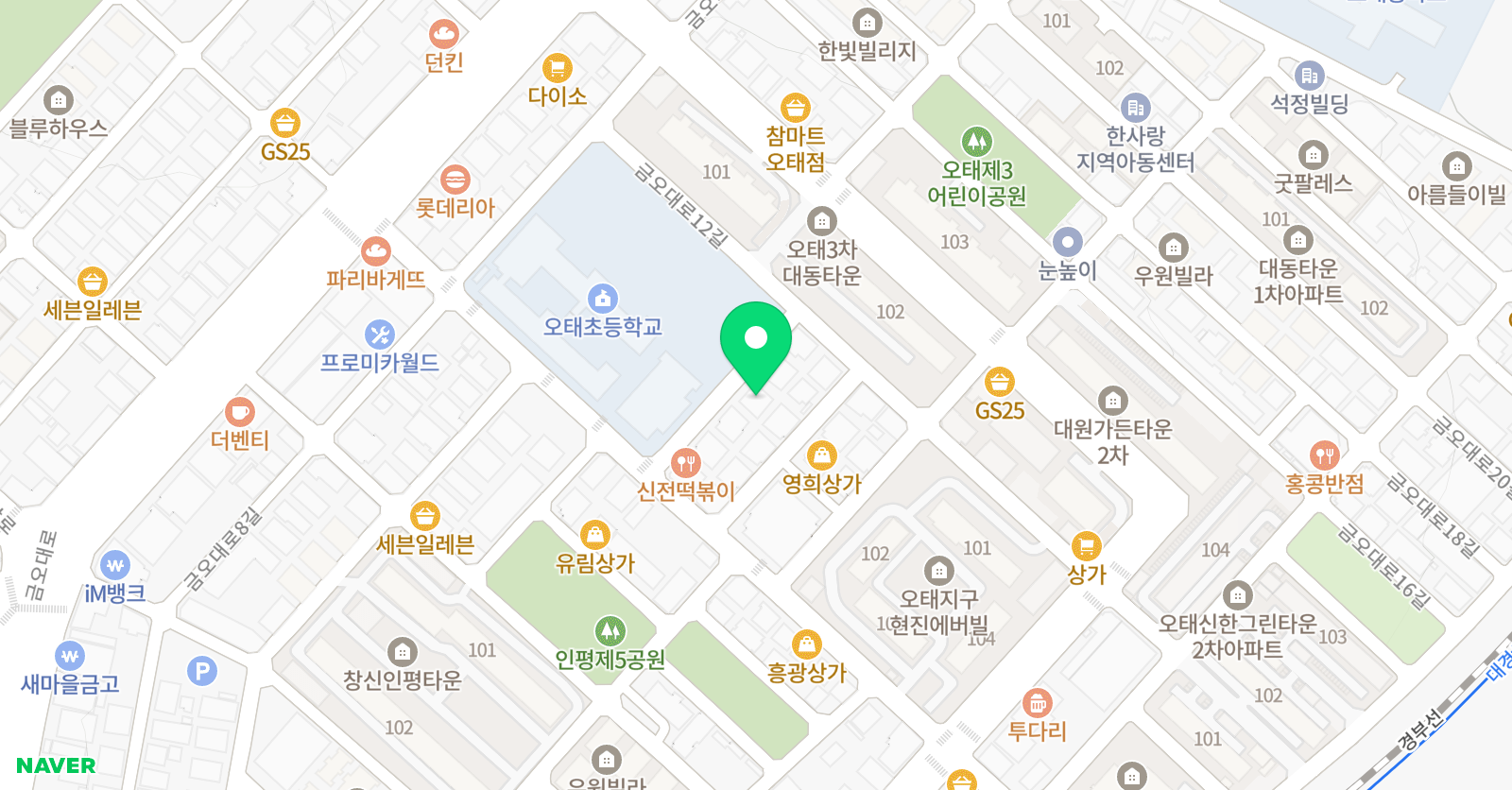 타임 학원 위치