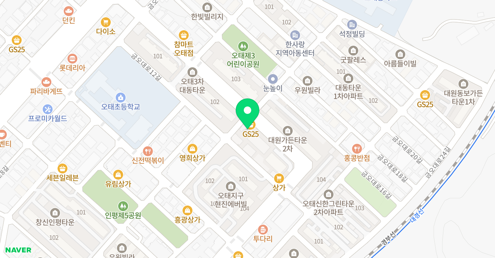 타임 학원 위치