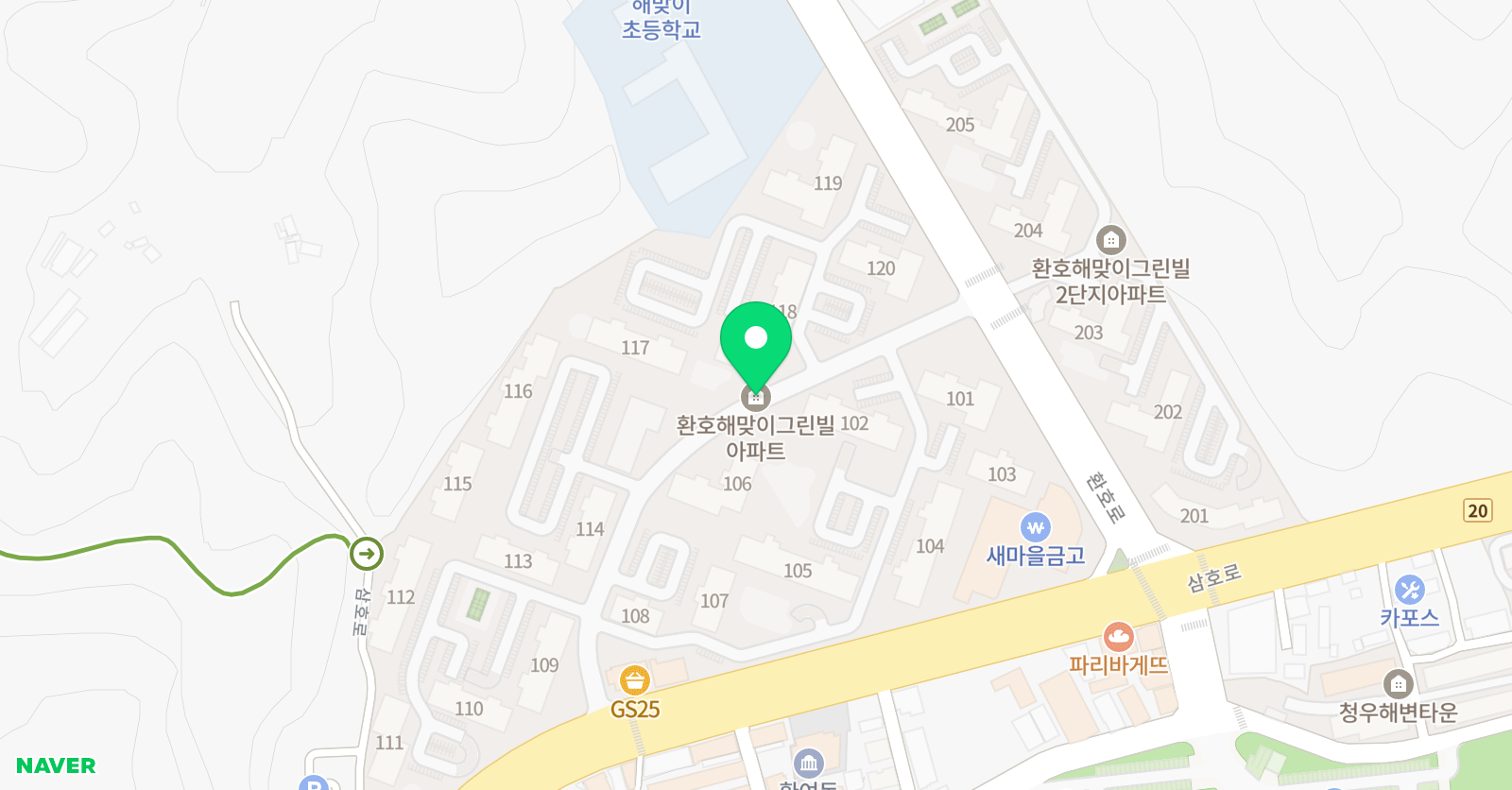 선 수학 위치