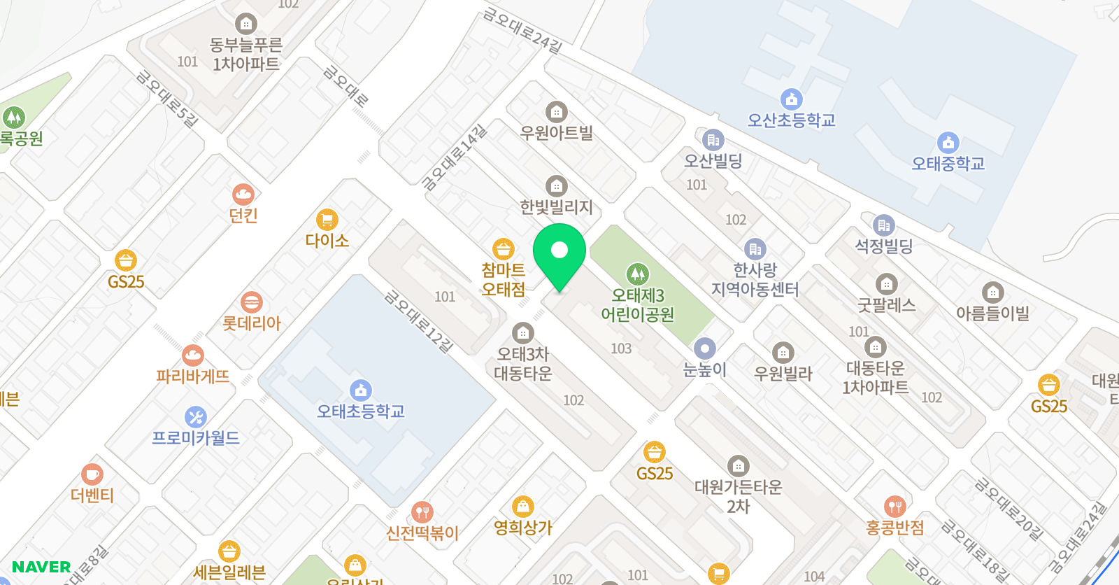 탑앤탑 수학교습소 위치