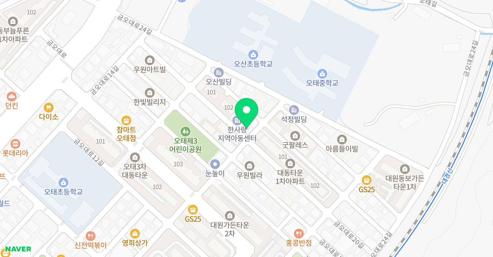 비스마트 영어수학전문학원 위치