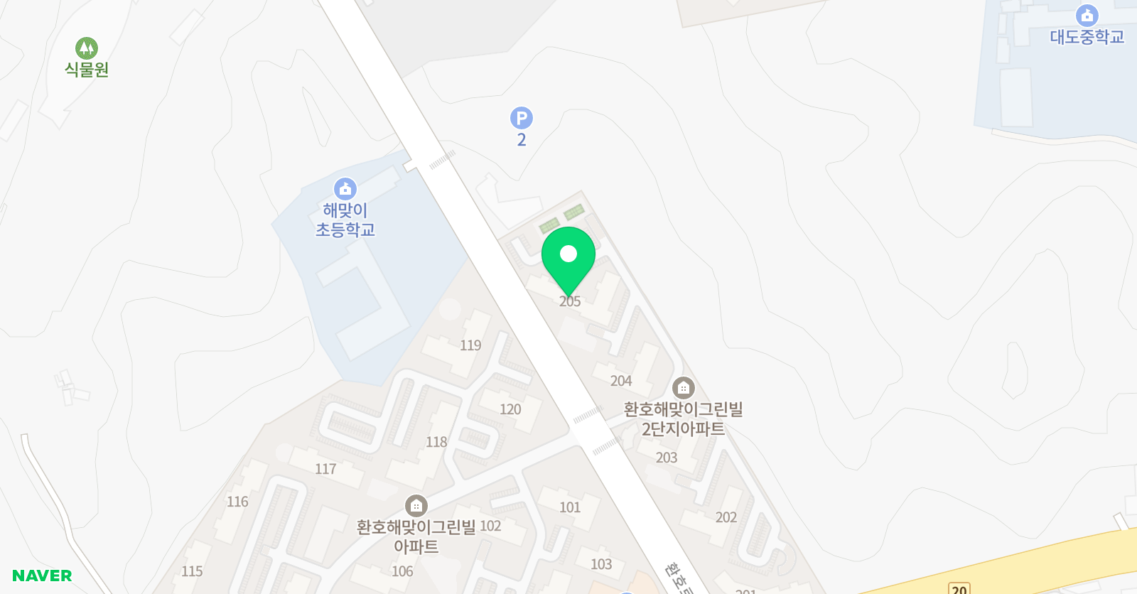3030영어 환호해맞이러닝센터 위치