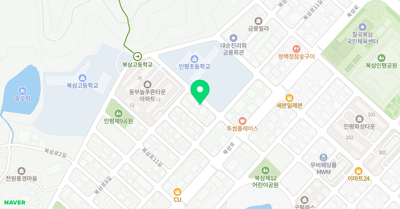 해피뮤직 음악학원 위치