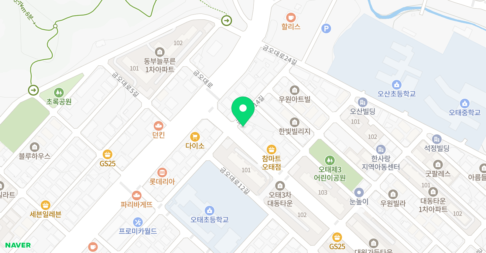 윤 댄스학원 위치
