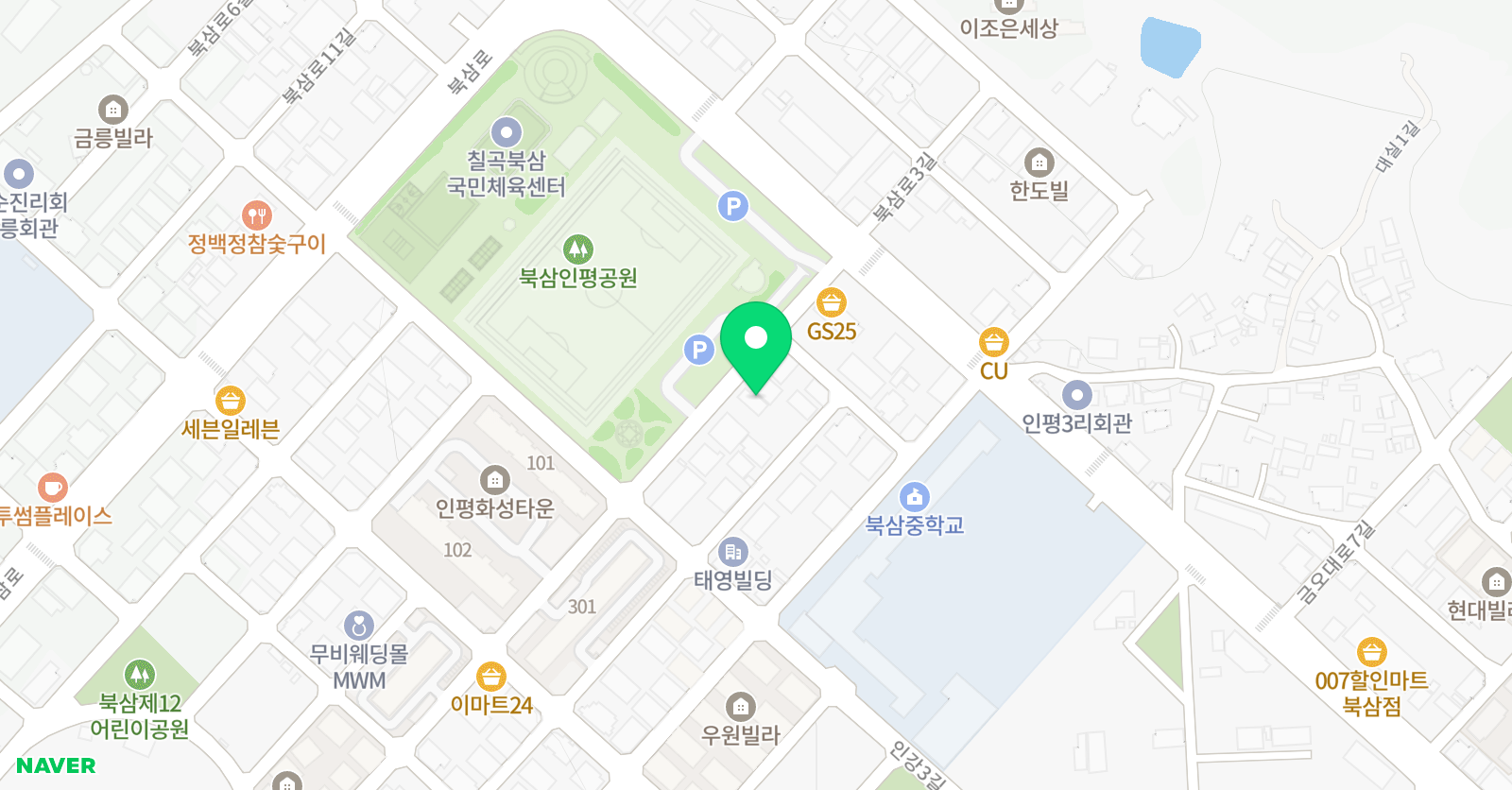 아랑놀랑 미술학원 위치