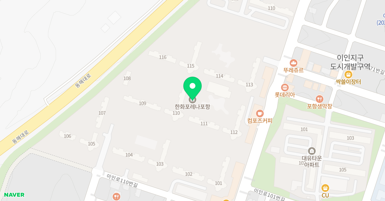 플레이팩토 한화포레나교육원 위치