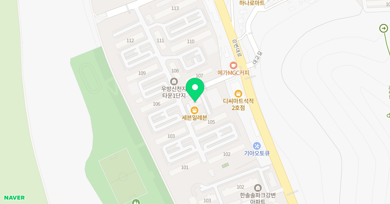 씨앤제이 외국어학원 위치