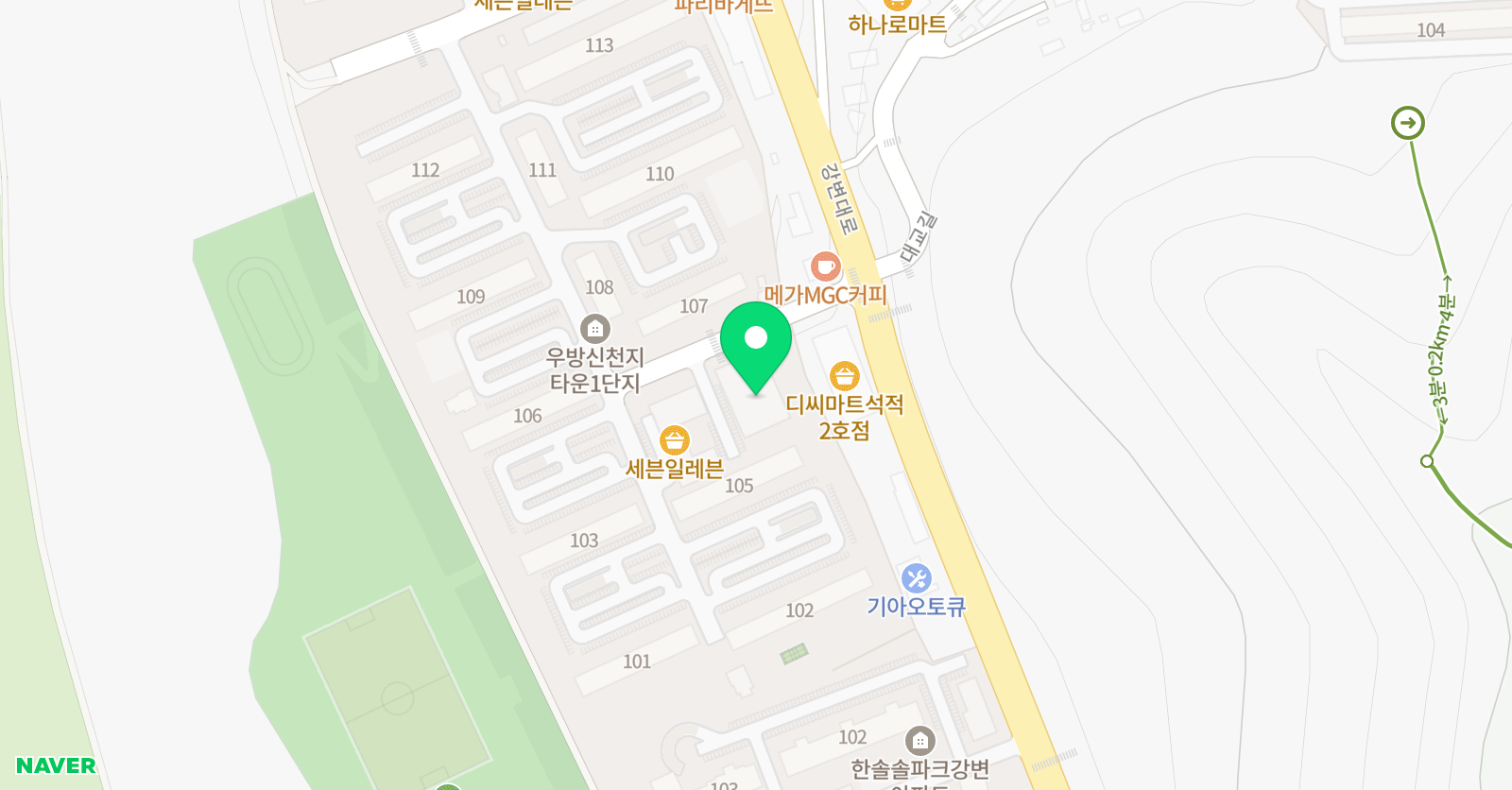 율&송 학원 위치
