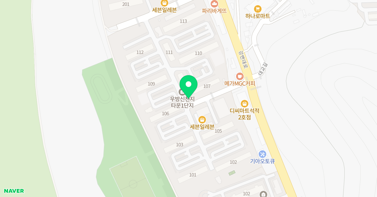 석적 주짓수태권도캐틀밸 교육기관 위치