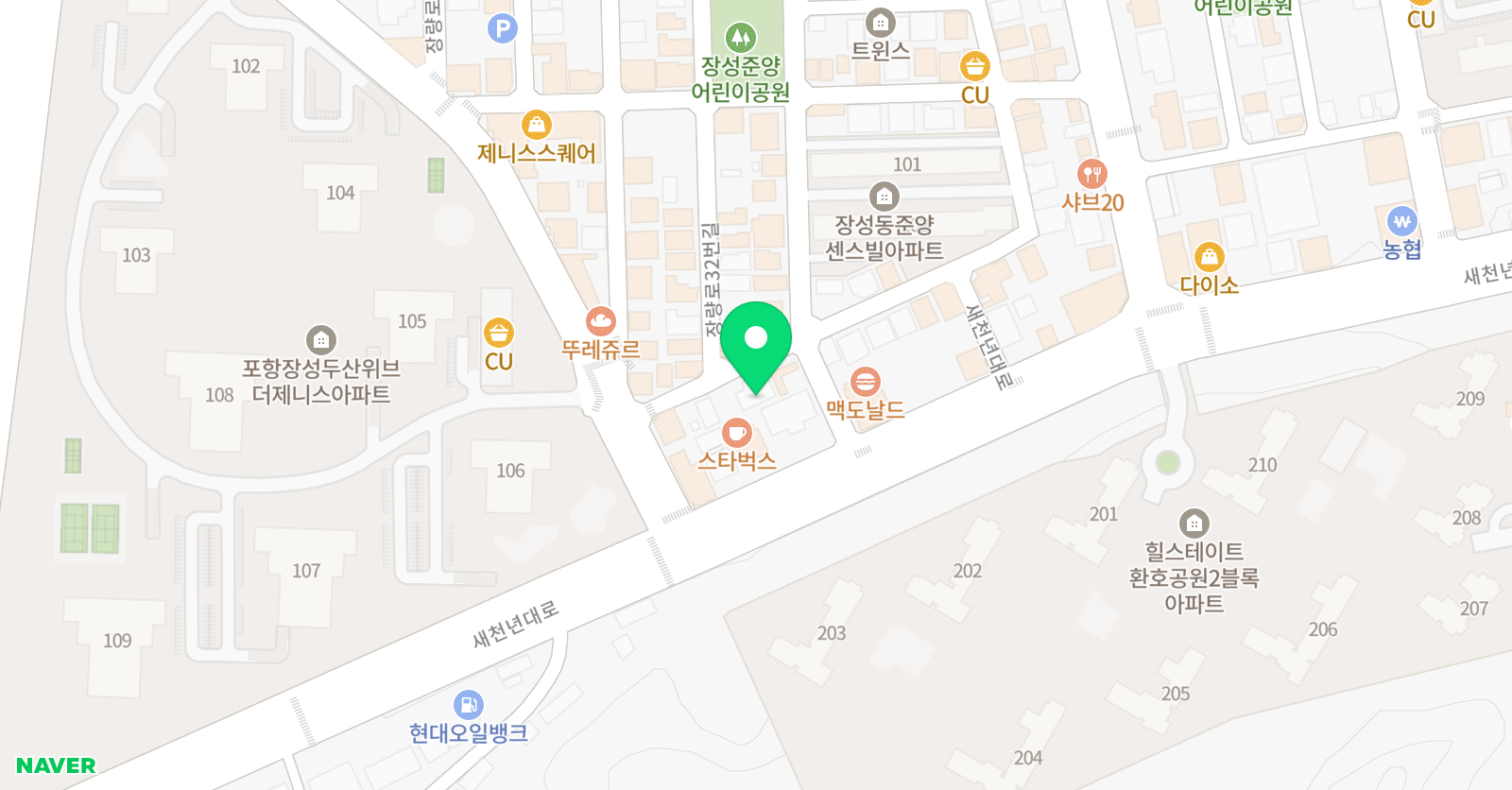 일등 아이태권도 위치