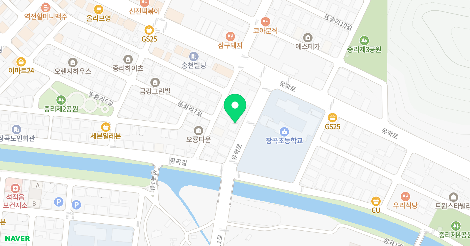 오성 태권도 위치