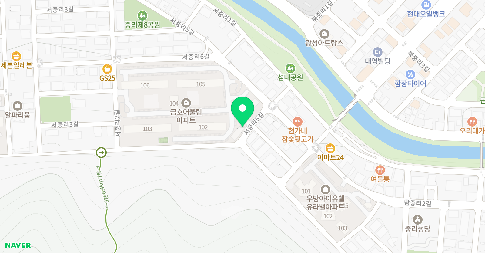 하나 태권도 위치