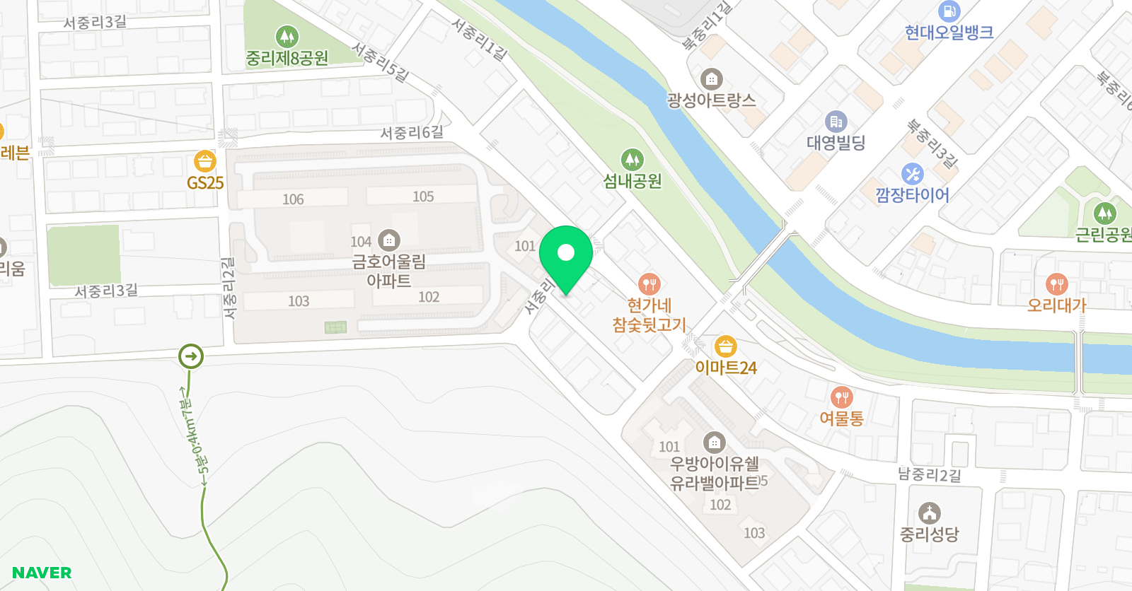 아마빌레 피아노학원 위치