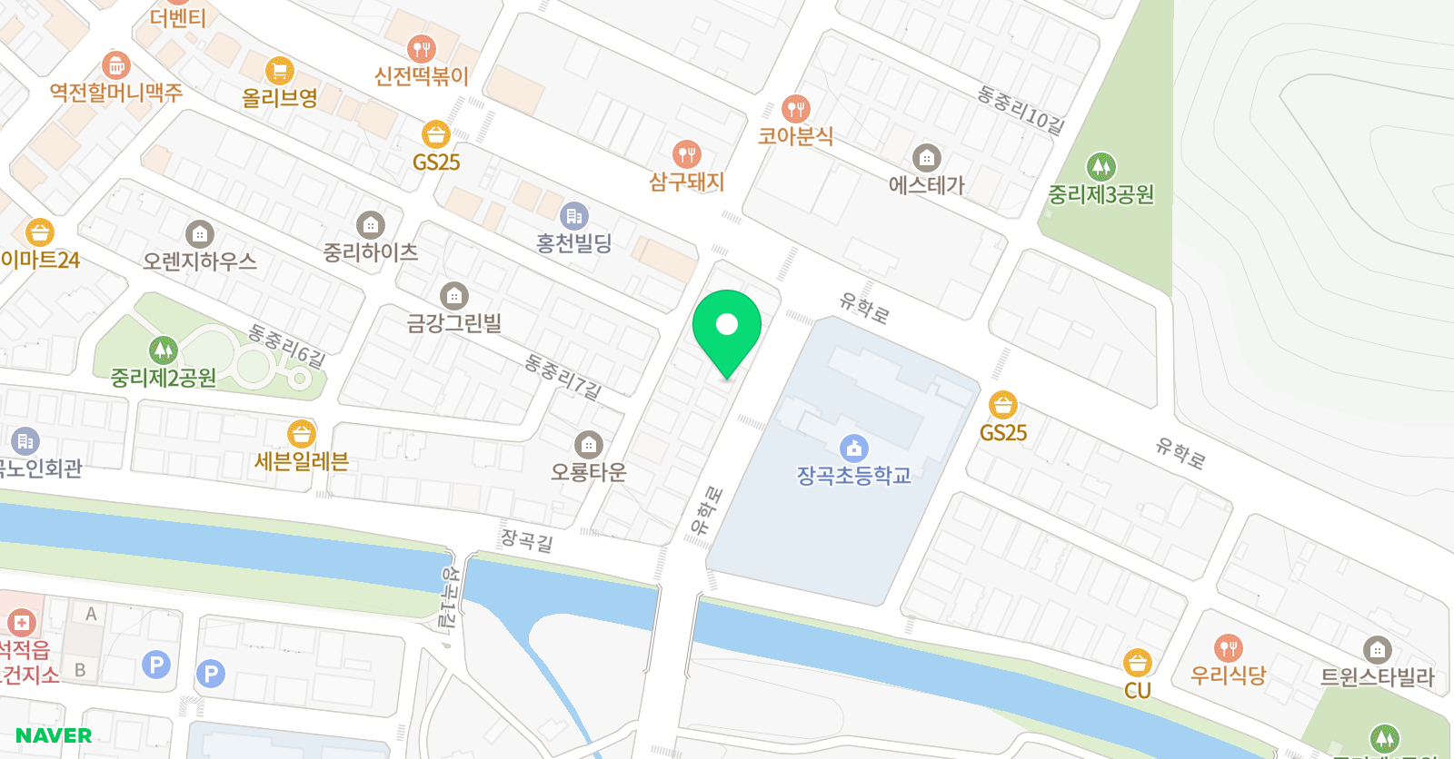아이 태권 장곡도장 위치
