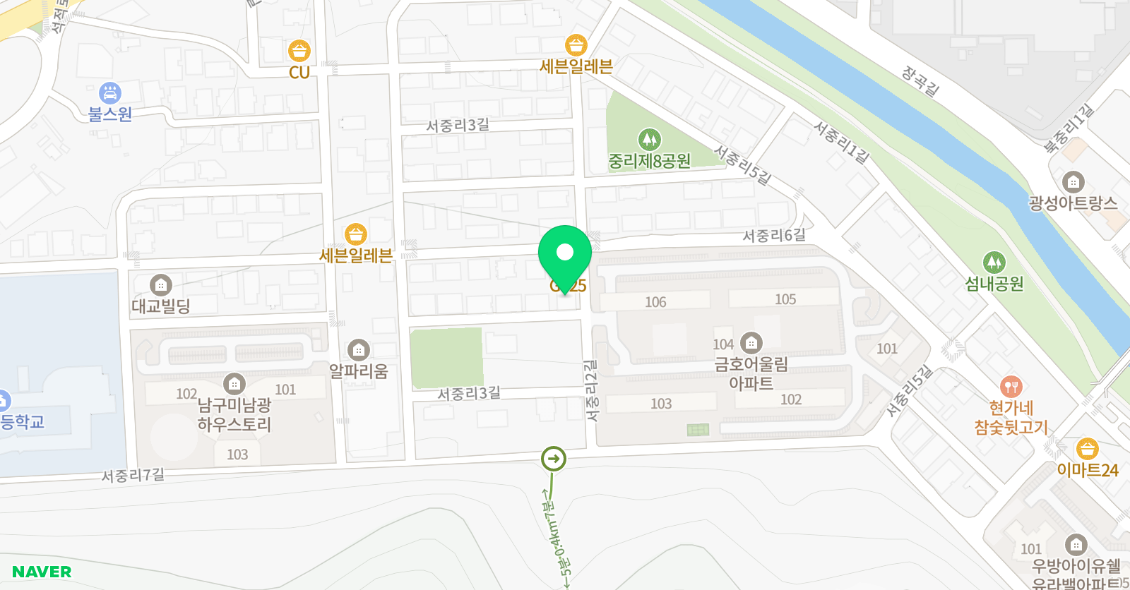 리앤리스터디 학원 위치