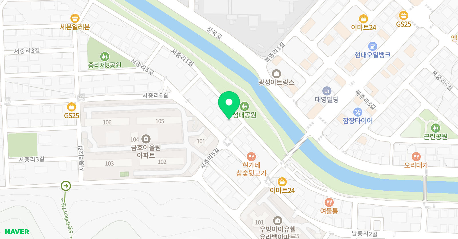 국제VIP 학원 위치