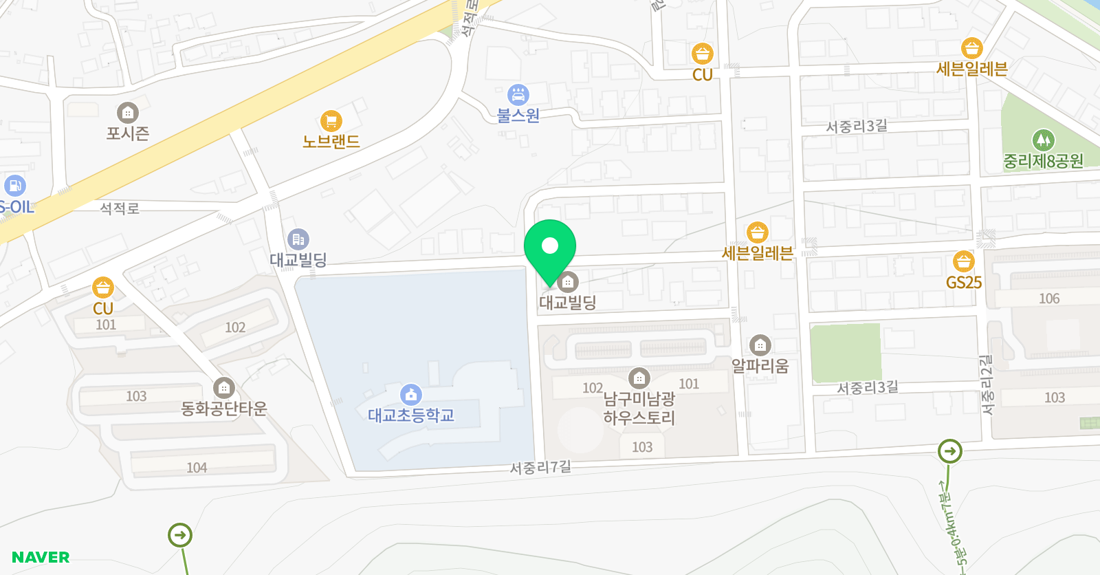이든스터디 학원 위치
