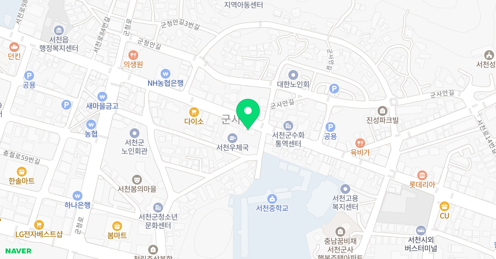 뮤엠영어 서산서천캠퍼스 위치