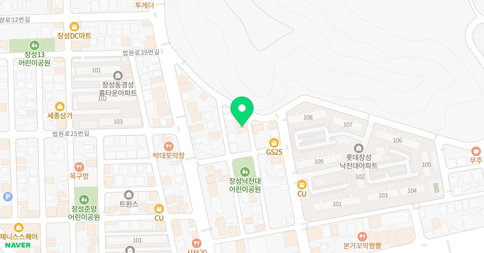 JK뮤직앤댄스아카데미 학원 위치