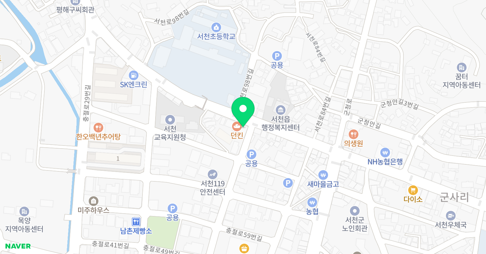 그림숲 미술학원 위치