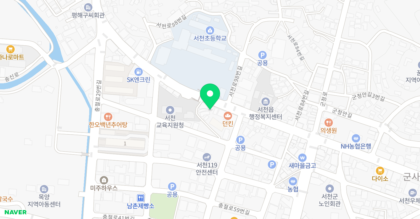 녹지 피아노음악교습소 위치