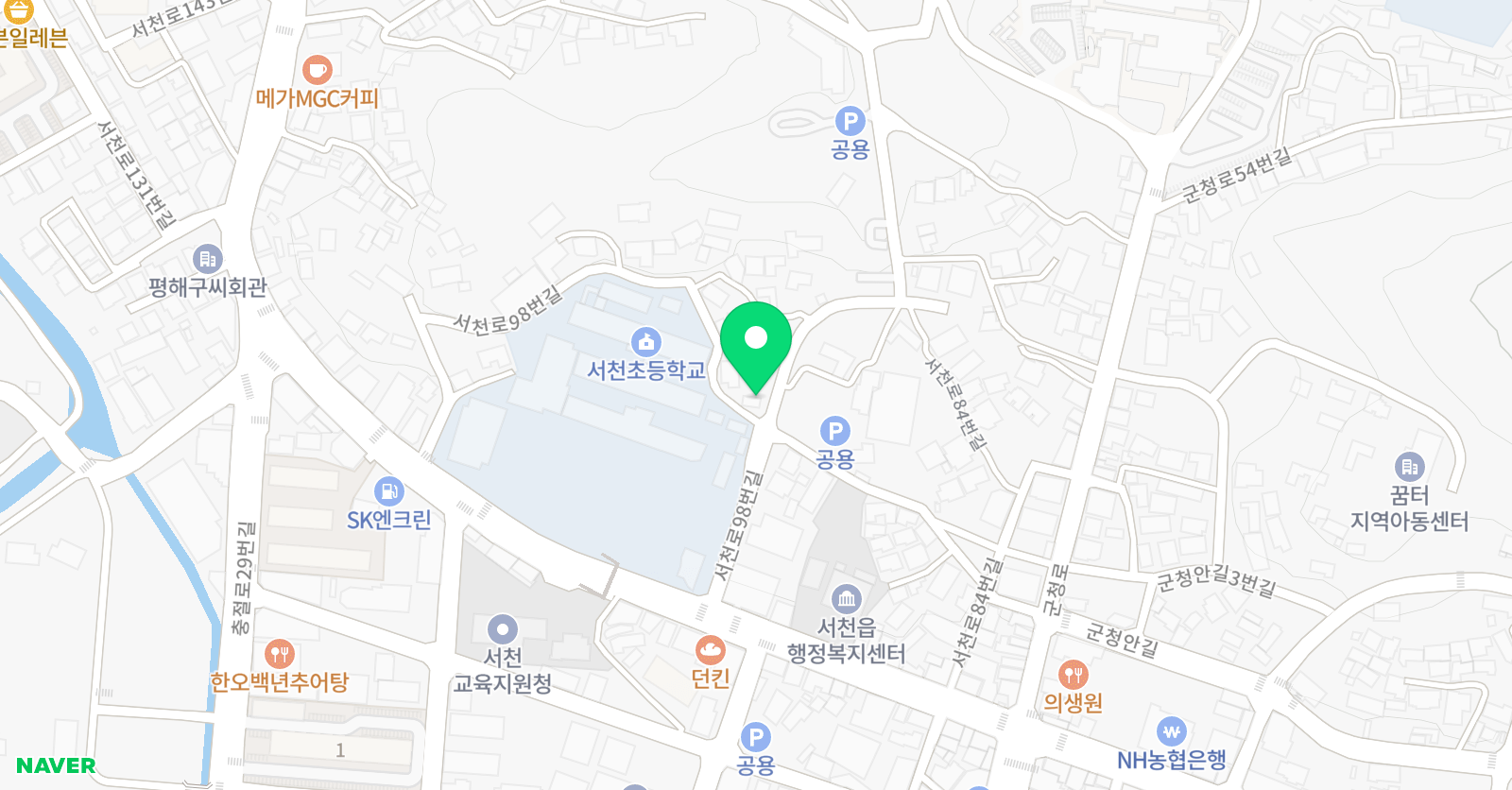 꿈꾸는 음악학원 위치