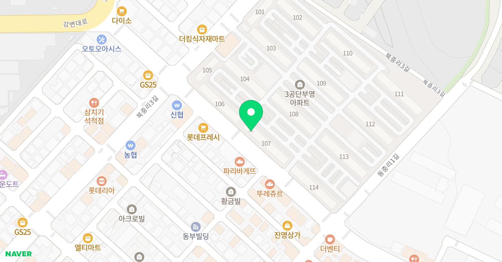 해법독서논술 석적부영바니샘교실 위치