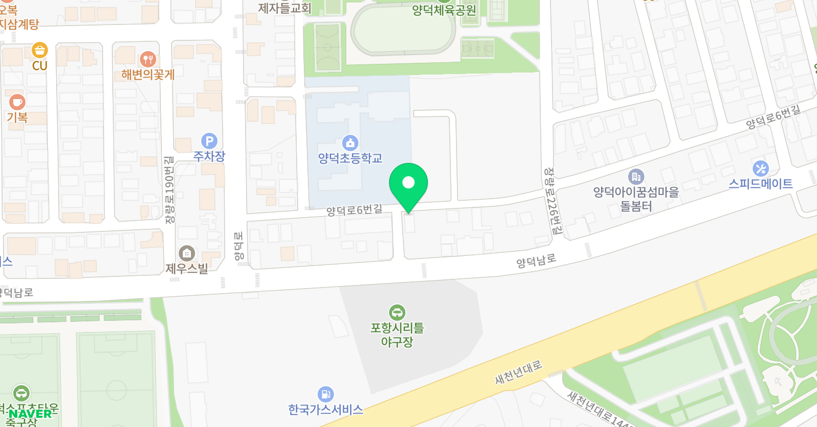 삼성 영어 양덕아카데미 위치