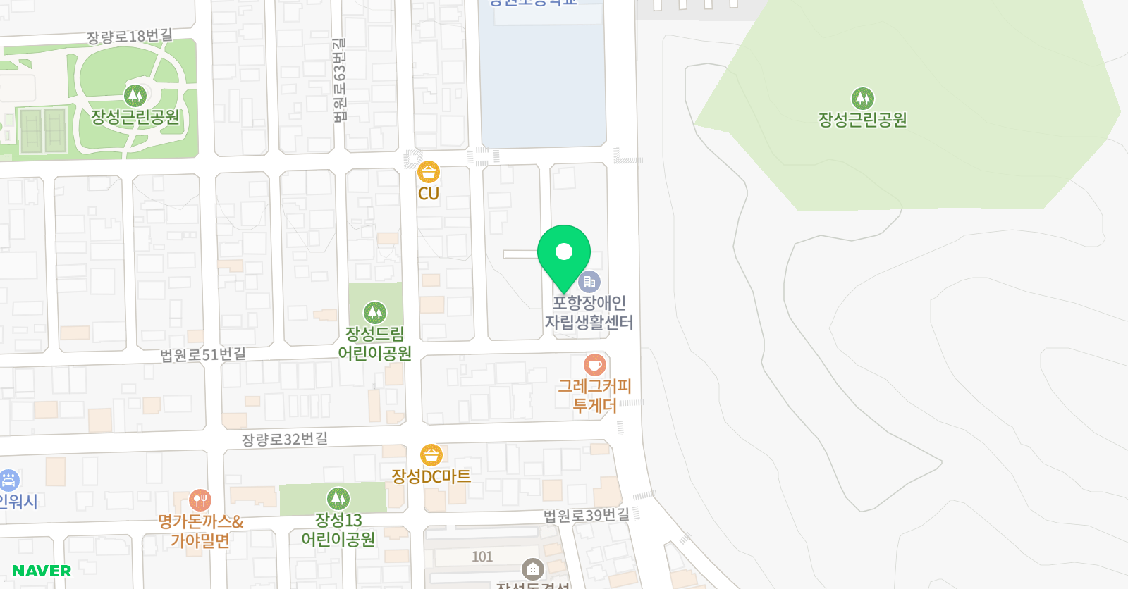 포항 유소년 축구 클럽 위치