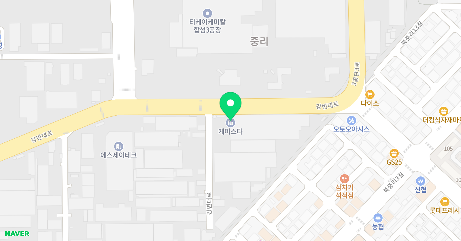 칠곡 유소년 축구클럽 위치
