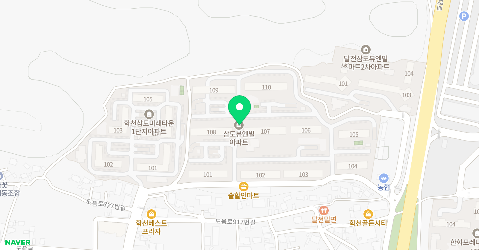 승리수학전문학원 위치