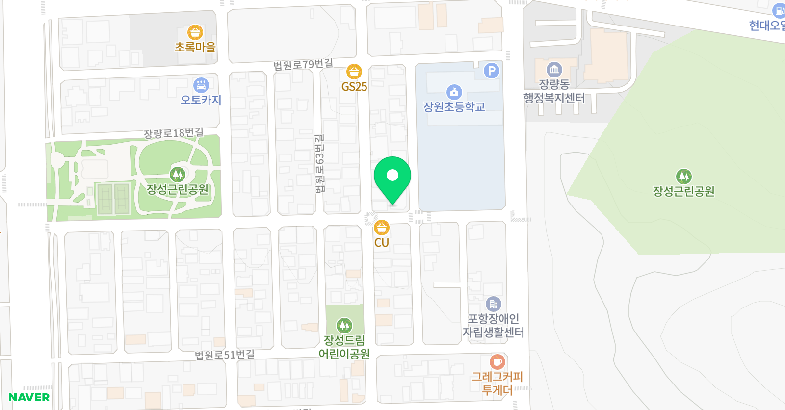잉글리시아이 장원초점 영어교습소 위치