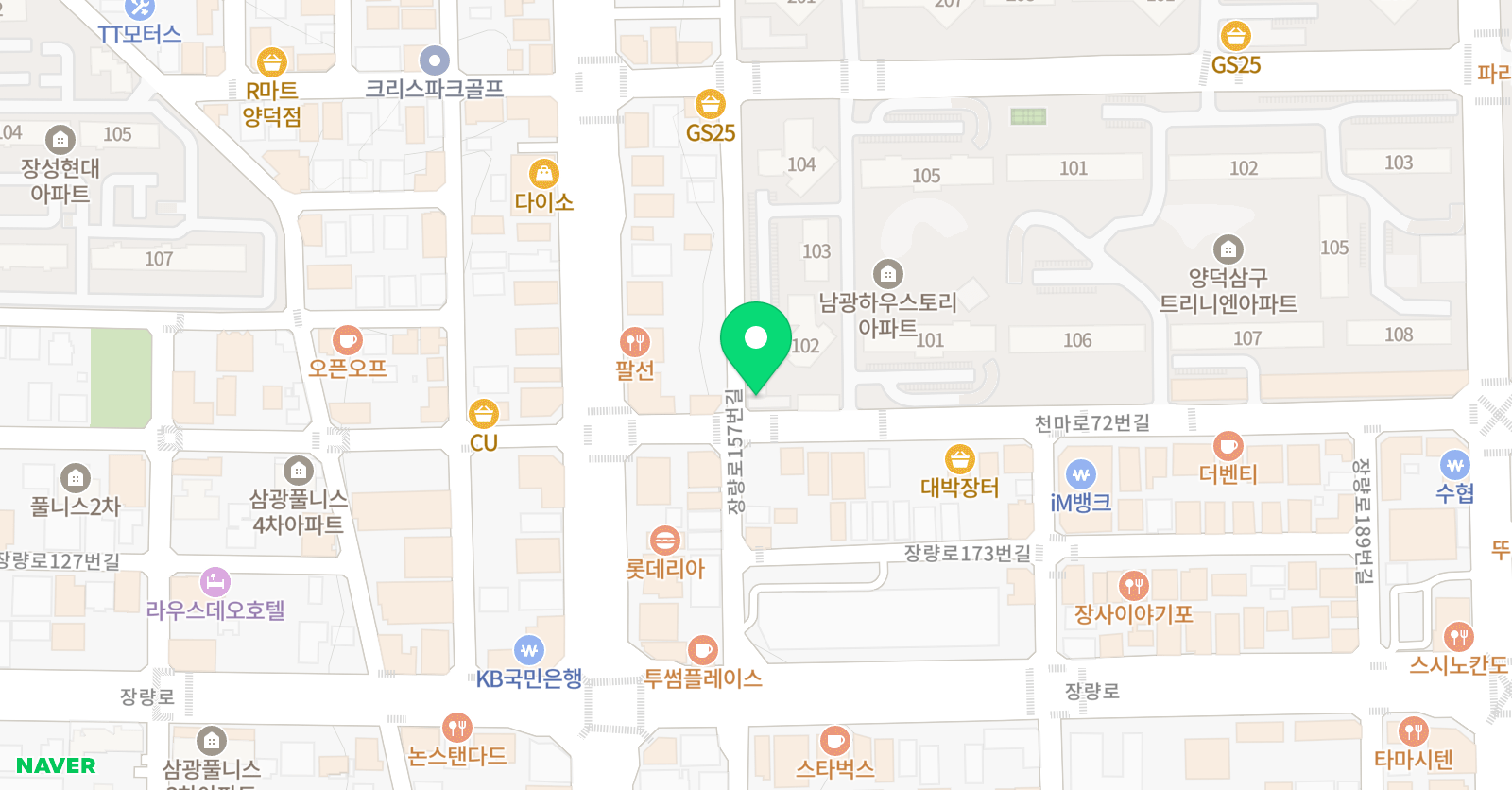 한우리 독서토론논술 포항북구지부 위치