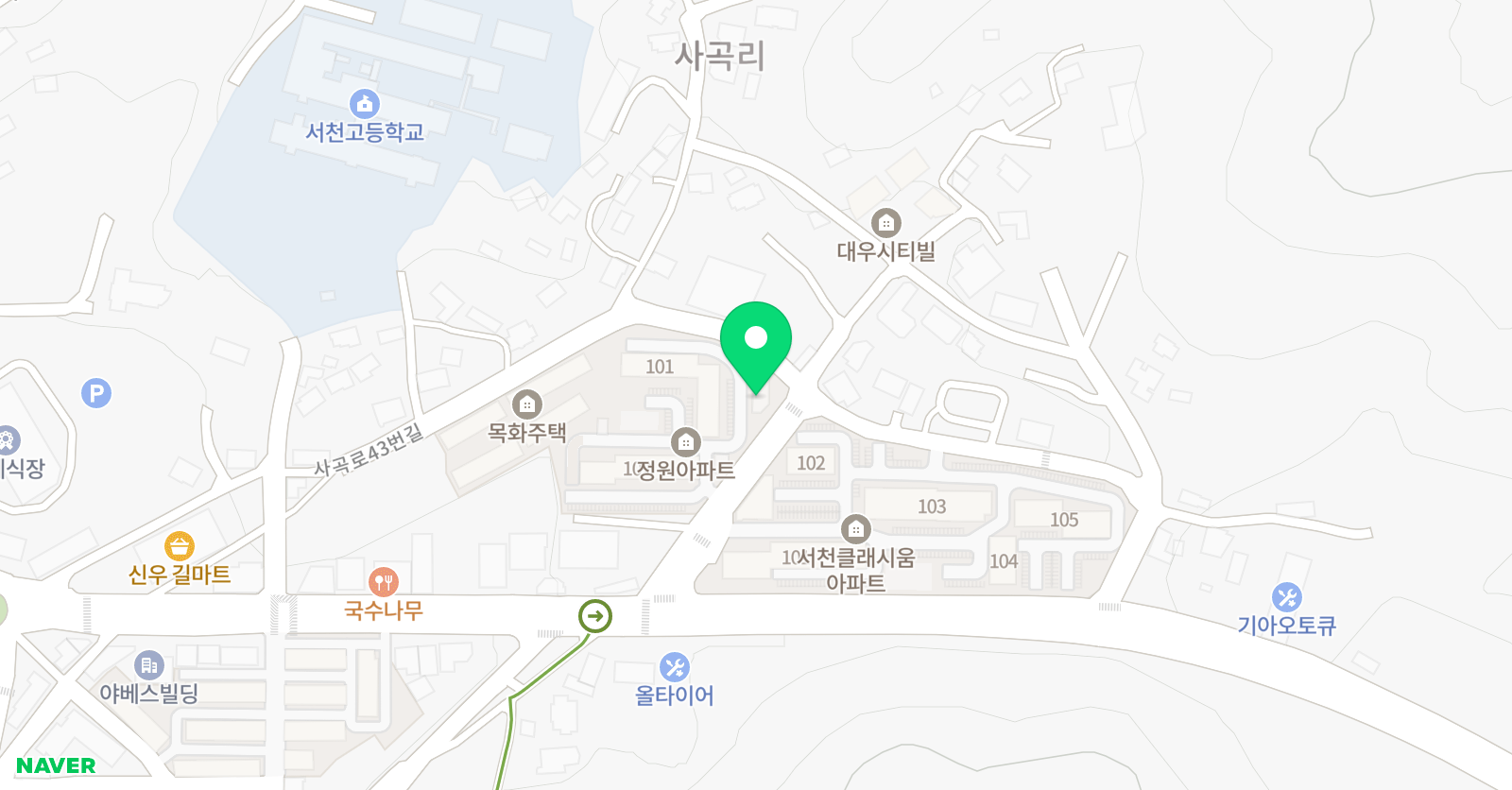 김소연 수학학원 위치